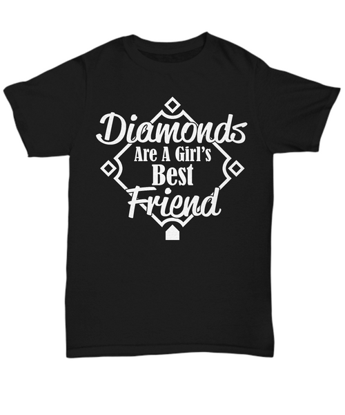 Women and Men Tee Shirt T-Shirt Hoodie Sweatshirt Diamonds Are A Girls Best Friend