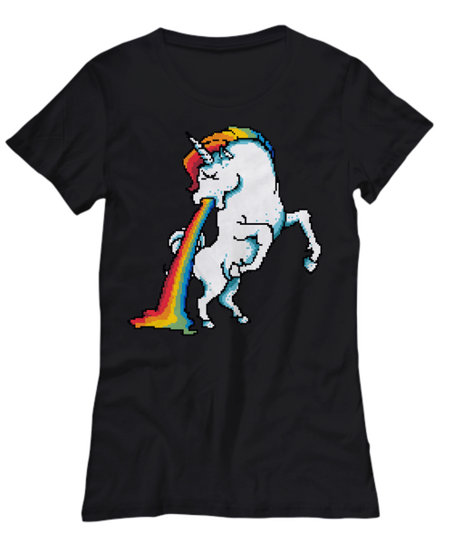 Women and Men Tee Shirt T-Shirt Hoodie Sweatshirt Puke Of The Unicorn