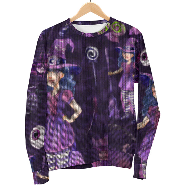 Custom Made Printed Designs Women's Witch Theme (2) Sweater