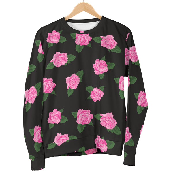 Custom Made Printed Designs Women's (B7) Sweater Ballerina Rose