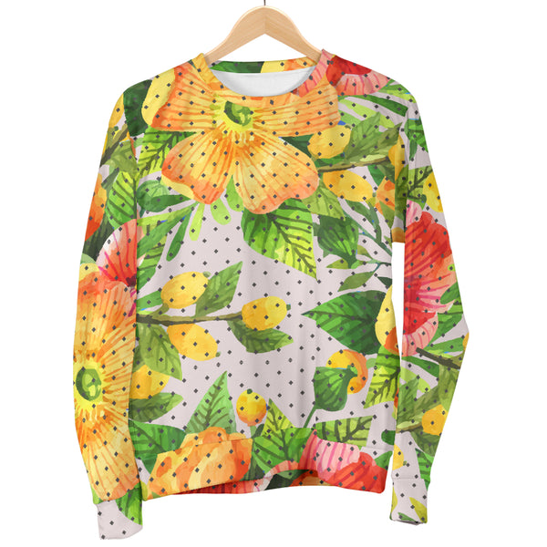Custom Made Printed Designs Women's (F6) Sweater Floral Spring