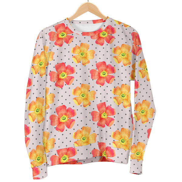 Custom Made Printed Designs Women's (F3) Sweater Floral Spring