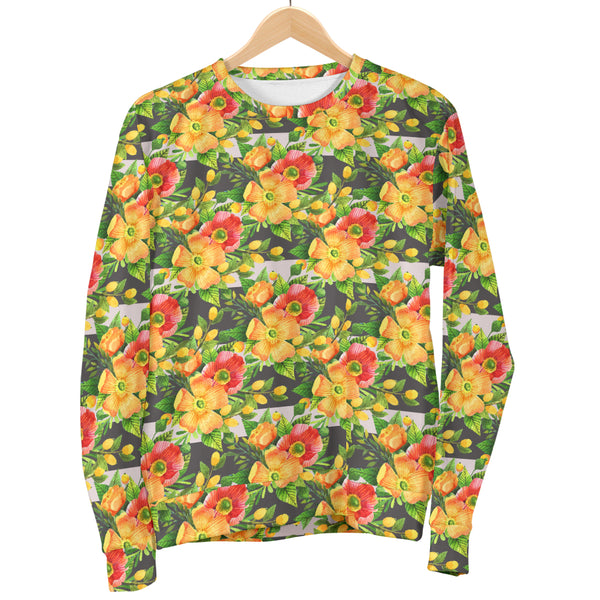 Custom Made Printed Designs Women's (F2) Sweater Floral Spring