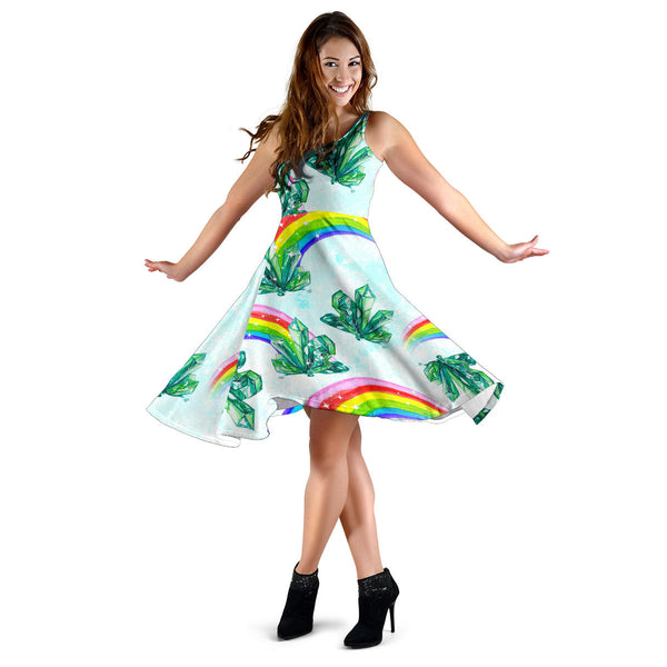 Women's Dress, No Sleeves, Custom Dress, Midi Dress, Wizard Of OZ 11