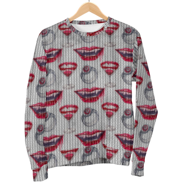 Custom Made Printed Designs Women's Vampire Theme (1) Sweater