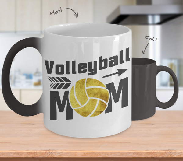 Color Changing Mug Mom Volleyball Mom