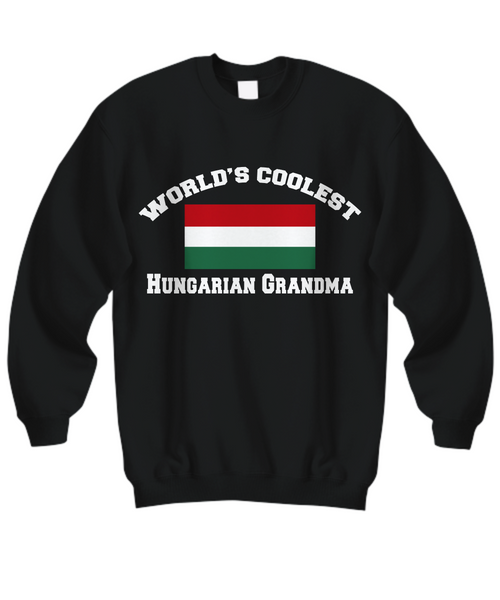 Women and Men Tee Shirt T-Shirt Hoodie Sweatshirt World's Coolest Hungarian Grandma