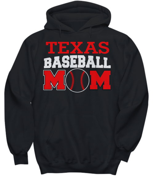Women and Men Tee Shirt T-Shirt Hoodie Sweatshirt Texas Baseball Mom