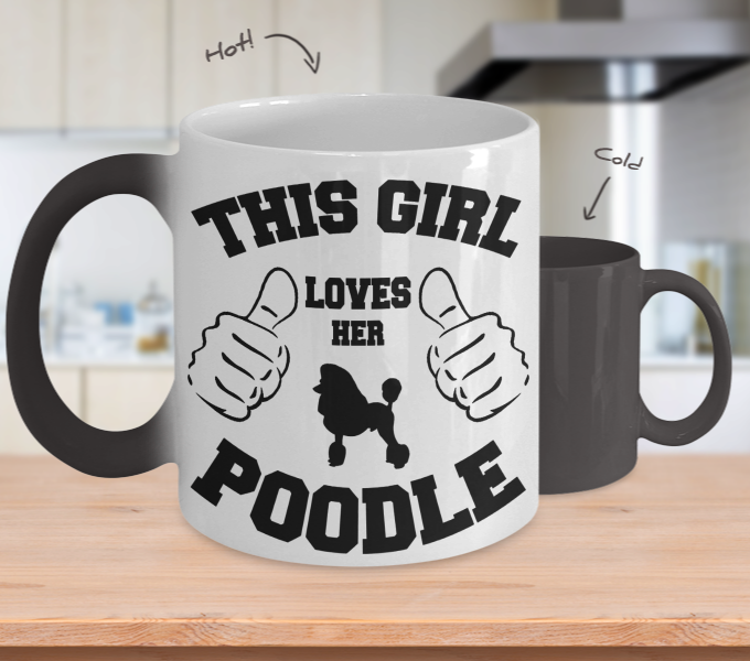 Color Changing Mug Dog Theme This Girl Loves Her Poodle