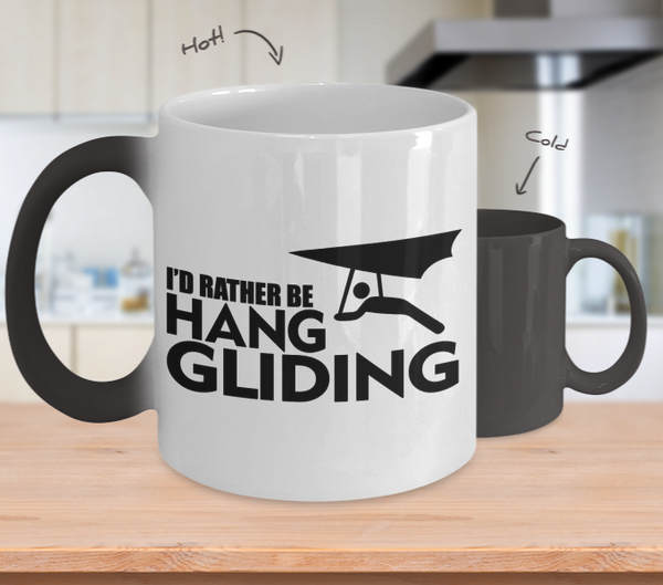 Color Changing Mug Random Theme I'd Rather Be Hang Gliding