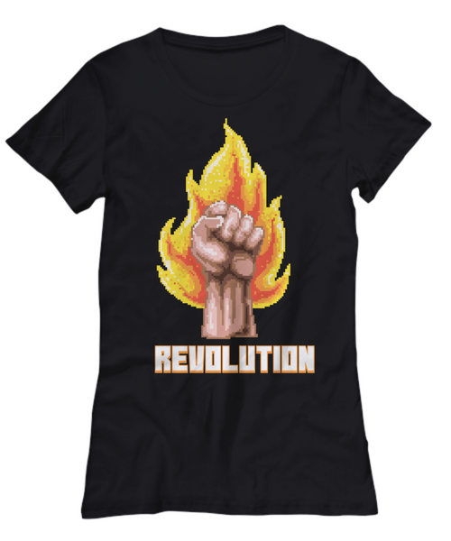 Women and Men Tee Shirt T-Shirt Hoodie Sweatshirt Revolution