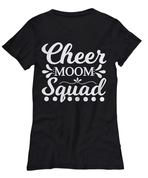 Women and Men Tee Shirt T-Shirt Hoodie Sweatshirt Cheer Moom Squad