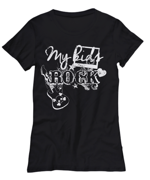 Women and Men Tee Shirt T-Shirt Hoodie Sweatshirt My Kids Rock
