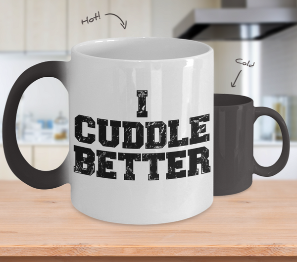 Color Changing Mug Random Theme I Cuddle Better