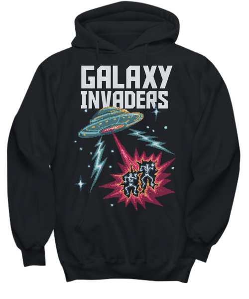 Women and Men Tee Shirt T-Shirt Hoodie Sweatshirt Galaxy Invaders