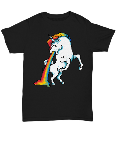 Women and Men Tee Shirt T-Shirt Hoodie Sweatshirt Puke Of The Unicorn
