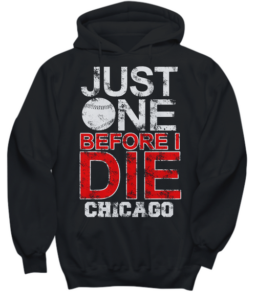 Women and Men Tee Shirt T-Shirt Hoodie Sweatshirt Just One Before I Die Chicago