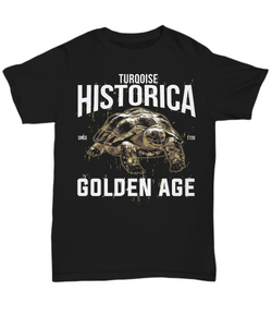 Women and Men Tee Shirt T-Shirt Hoodie Sweatshirt Turqoise Historica Golden Age