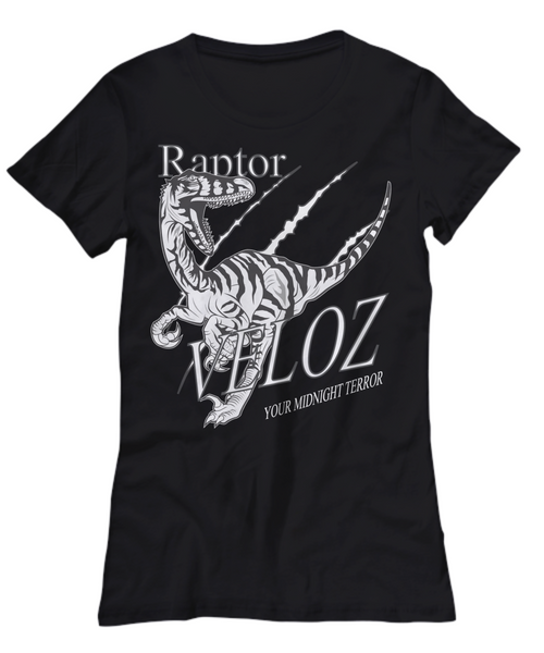Women and Men Tee Shirt T-Shirt Hoodie Sweatshirt Raptor Veloz