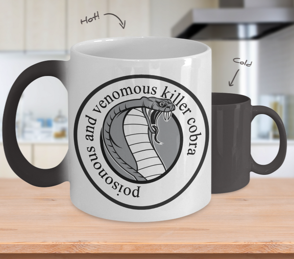 Color Changing Mug Animals Poisonous And Venomous Killer Cobra