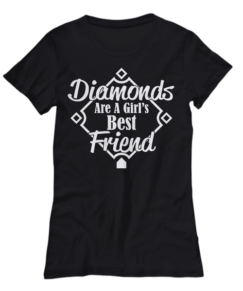 Women and Men Tee Shirt T-Shirt Hoodie Sweatshirt Diamonds Are A Girls Best Friend