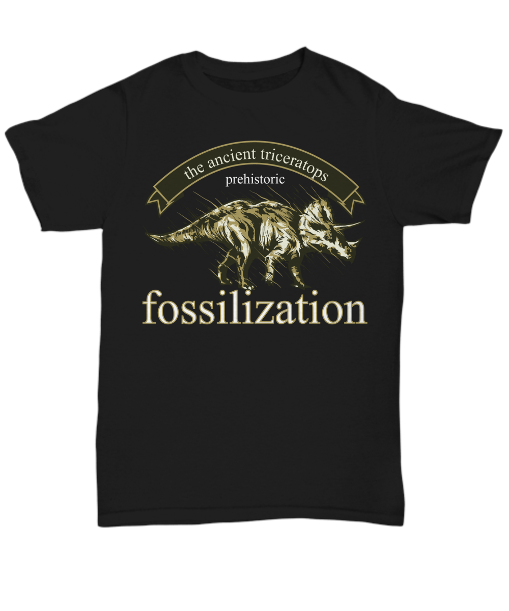 Women and Men Tee Shirt T-Shirt Hoodie Sweatshirt Fossilization