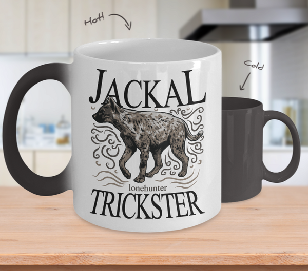 Color Changing Mug Animals Jackal Trickster