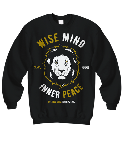 Women and Men Tee Shirt T-Shirt Hoodie Sweatshirt Wise Mind Since MmxII Inner Peace Positives Mind. Positive Soul
