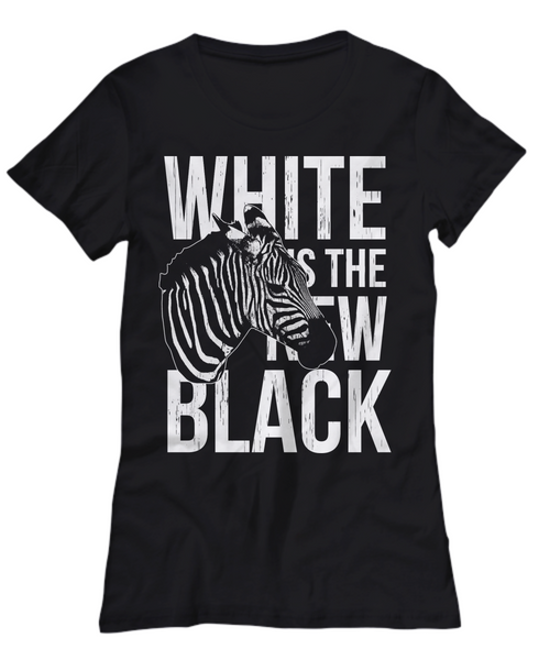 Women and Men Tee Shirt T-Shirt Hoodie Sweatshirt White Is The New Black