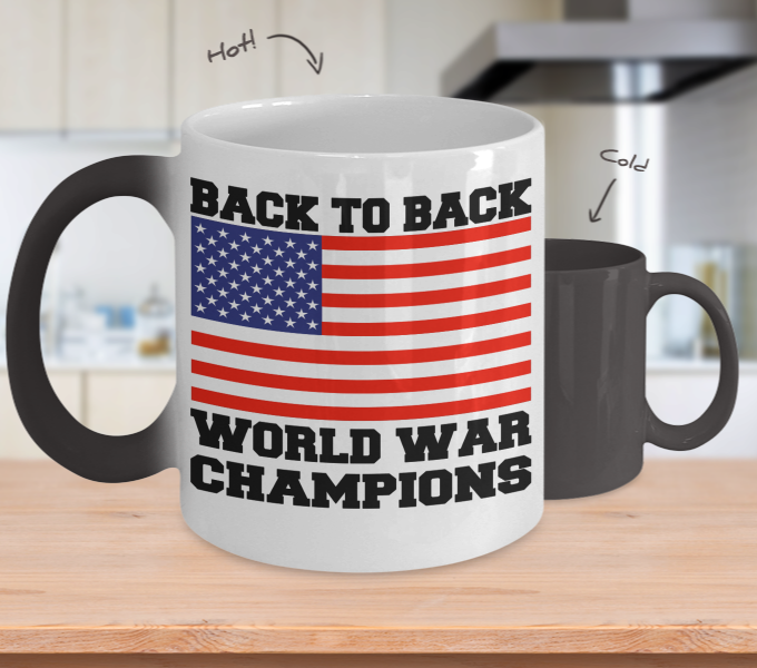 Color Changing Mug Random Theme Back To World War Champion