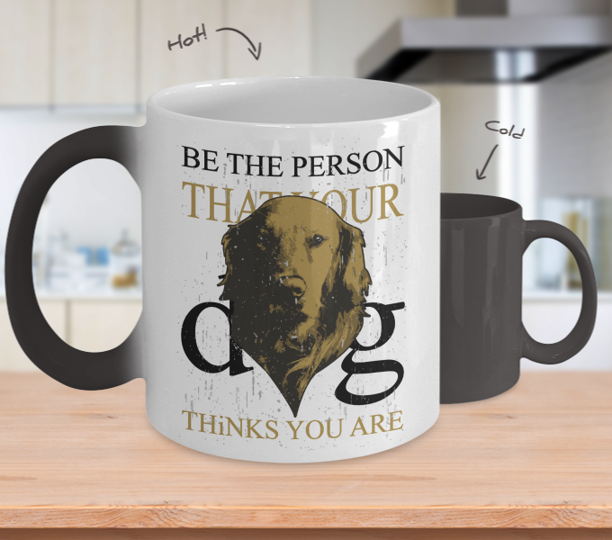 Color Changing Mug Animals Be The Person That Your Dog Think You Are