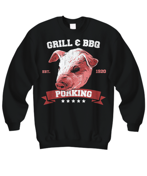 Women and Men Tee Shirt T-Shirt Hoodie Sweatshirt Grill & BBQ Porking