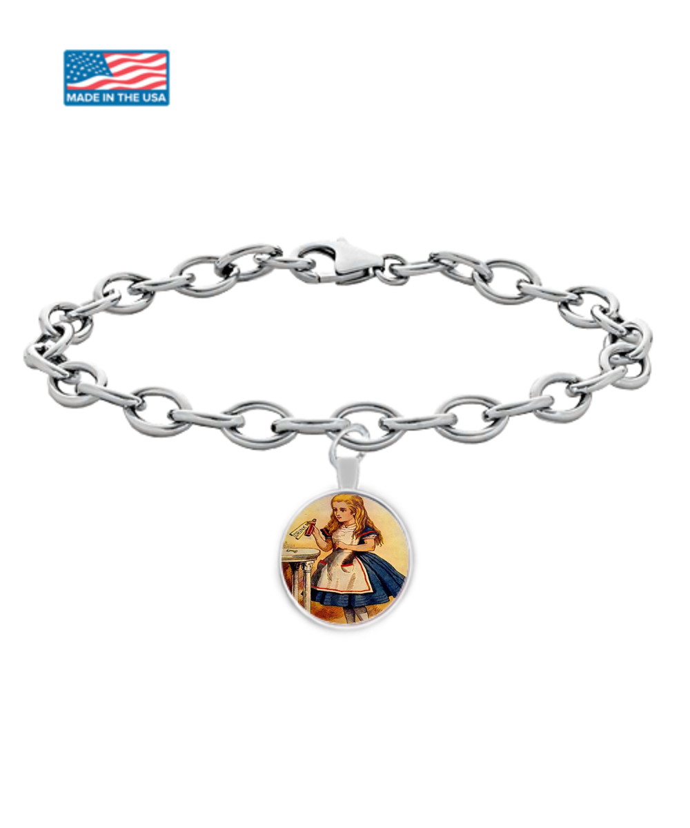 Alice In Wonderland Chain Bracelet Vintage Classic Design 1.1