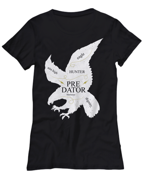 Women and Men Tee Shirt T-Shirt Hoodie Sweatshirt Predator Hawk Eye