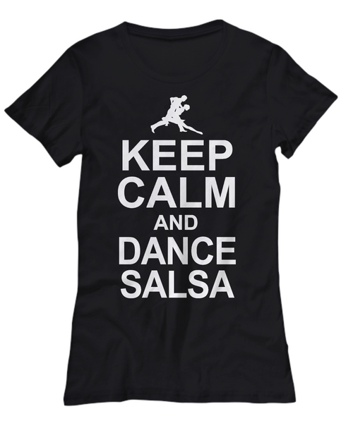 Women and Men Tee Shirt T-Shirt Hoodie Sweatshirt Keep Calm And Dance Salsa