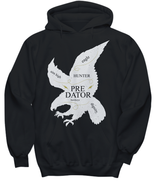 Women and Men Tee Shirt T-Shirt Hoodie Sweatshirt Predator Hawk Eye