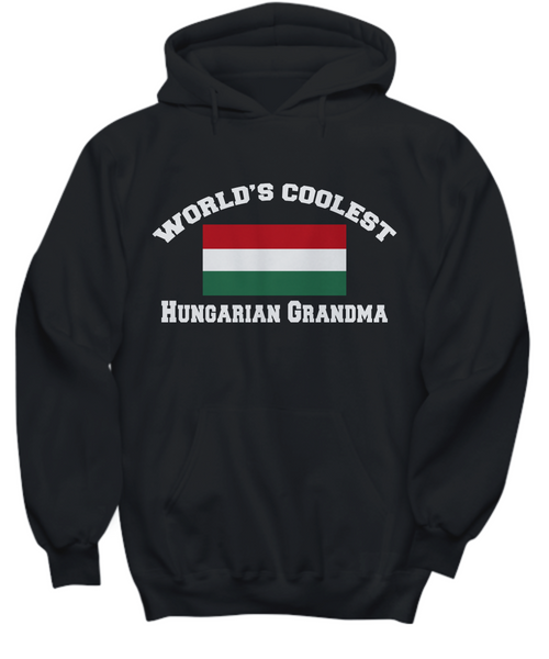 Women and Men Tee Shirt T-Shirt Hoodie Sweatshirt World's Coolest Hungarian Grandma