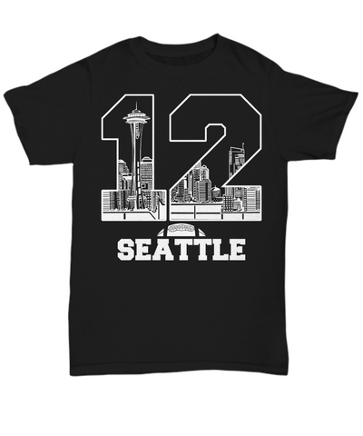 Women and Men Tee Shirt T-Shirt Hoodie Sweatshirt 12 Seattle