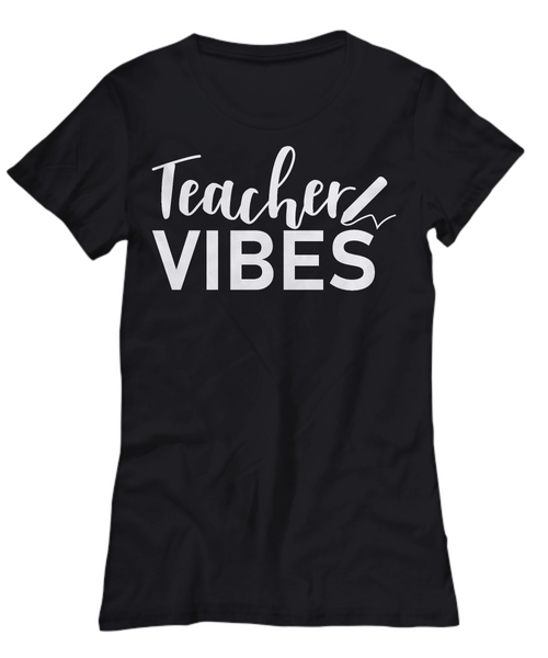 Women and Men Tee Shirt T-Shirt Hoodie Sweatshirt Teacher Vibes