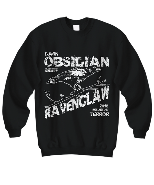 Women and Men Tee Shirt T-Shirt Hoodie Sweatshirt Dark Obsidian Blocking Scoiety Raven Claw 2018 Midnight Terror