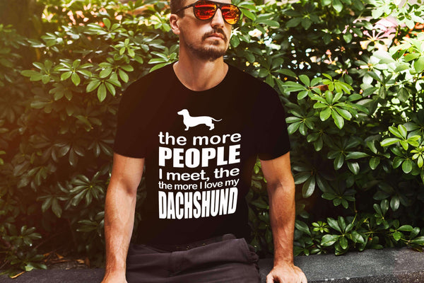 More People Loves Dachshund Men Tee - STUDIO 11 COUTURE