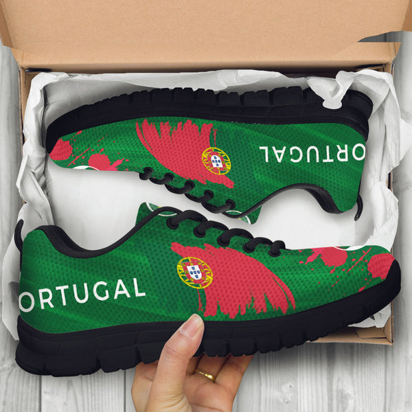 2018 FIFA World Cup Portugal Womens Athletic Sneakers - STUDIO 11 COUTURE