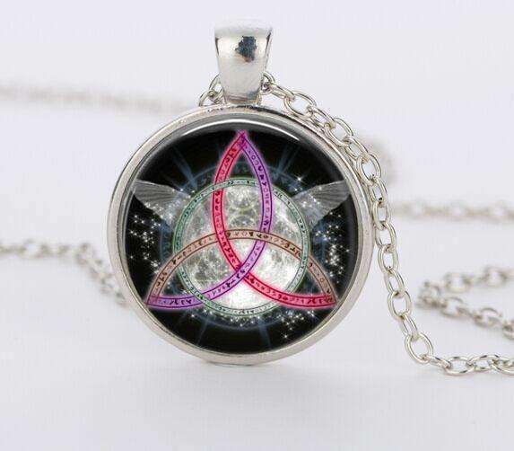 SUTEYI Bestselling Purple Pentagram Necklace Mens Witchcraft Glass Dome Picture Pendant Hidden Charm Handmade Necklaces Jewelry - STUDIO 11 COUTURE